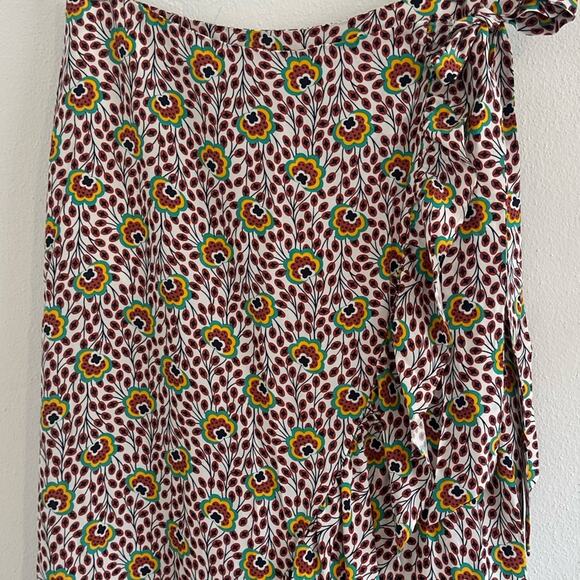 Boden wrap skirt new, never used size 8 midi w/ bonus pockets light weight - Picture 9 of 11